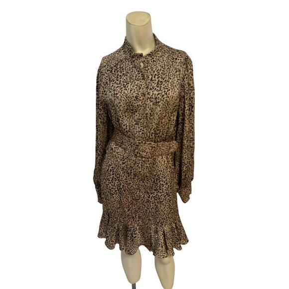 Anthropologie x Mare Mare Laurie Cheetah Print Mini Dress XS - Picture 3 of 7